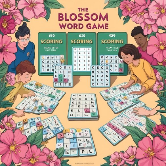 Understanding a Good Score in the Blossom Word Game